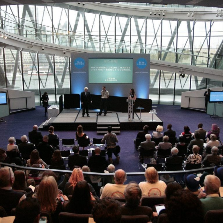 Large screen hire event in London