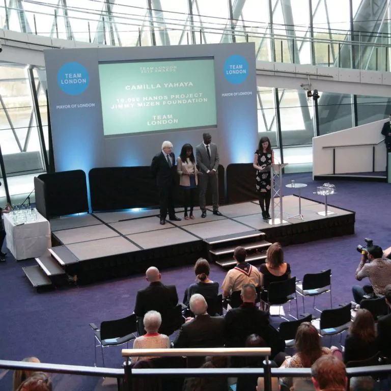 Mayor Of London - Team London Event Production for Awards Ceremony Presentation