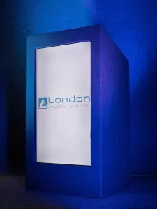 Lectern with LCD LED screen inside