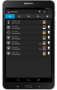 Astera Lighting app