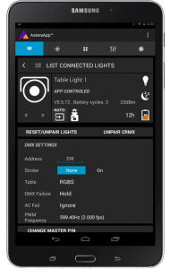 Change your light’s DMX addresses