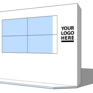 2x2 Video Wall Surround Hire