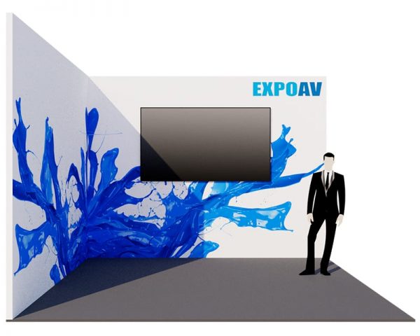 Large screen hire for exhibition