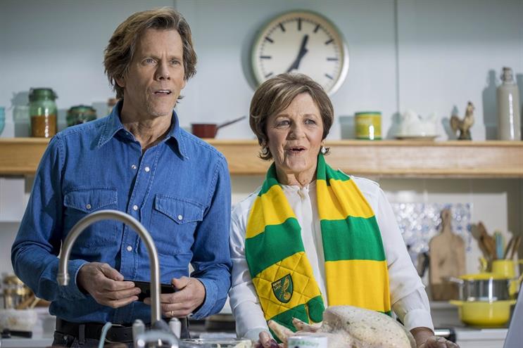 Delia Smith combines cooking with football in latest EE advert