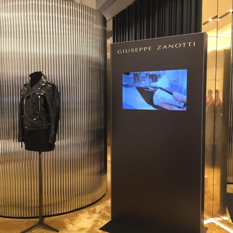 Retail Screen Totem with Branding