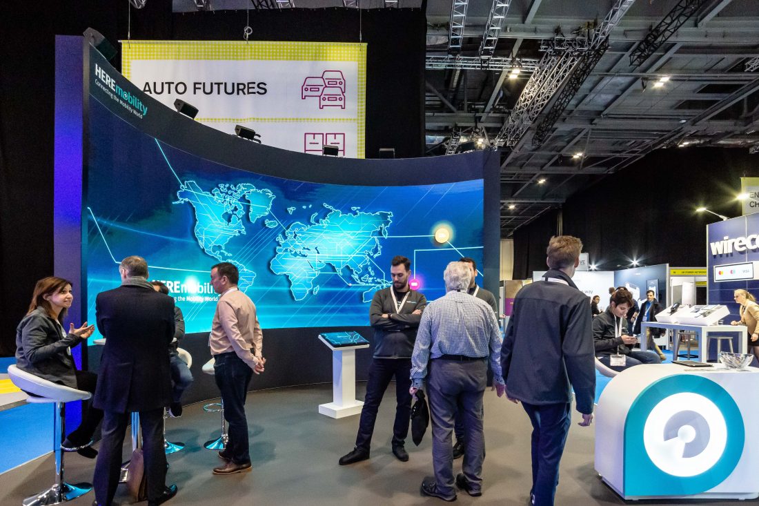 Exhibition Design & Build using Curved LED screens