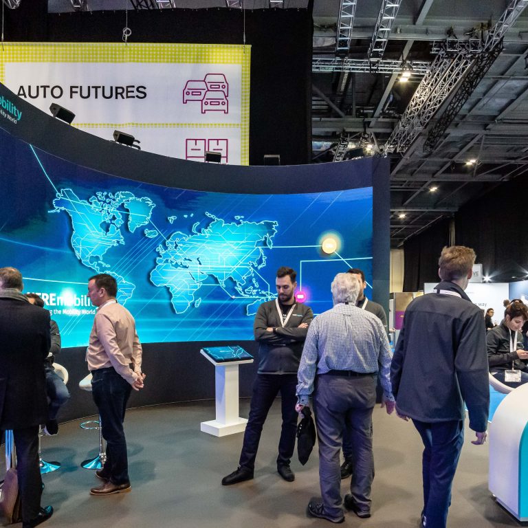 Exhibition Design & Build using Curved LED screens