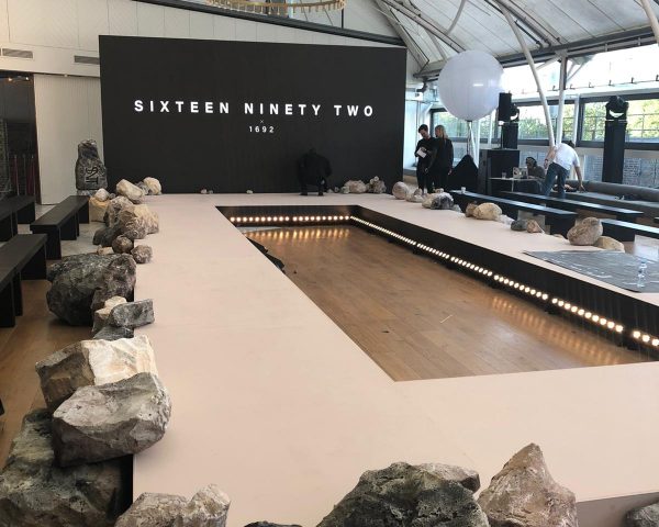 LED screen backdrop for fashion show