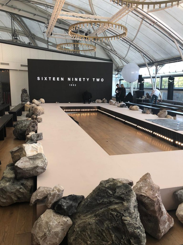 LED screen backdrop for fashion show