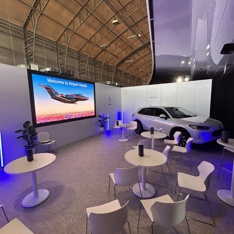 Honda - LED for Breakout room with aeroplane