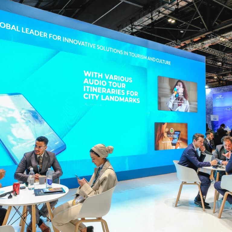 World Travel Market 2024 - Exhibition stand with LED