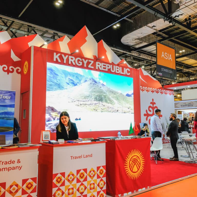 World Travel Market 2023 - Exhibition stand with LED
