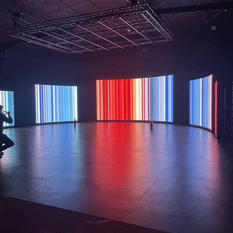 LED Screen for Car shoot at a film studio