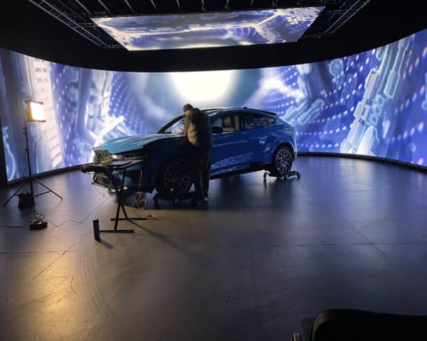 Ford Mustang Photo Shoot using LED screens