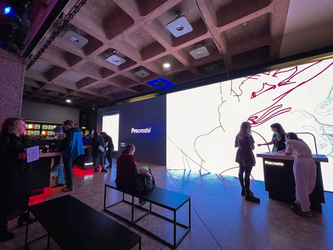 LED screen installation for Barbican centre in London