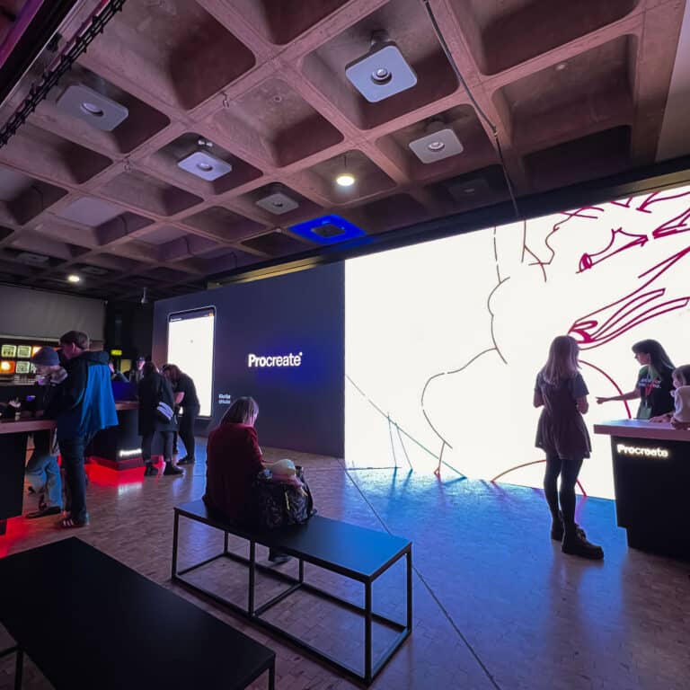 LED screen installation for Barbican centre in London