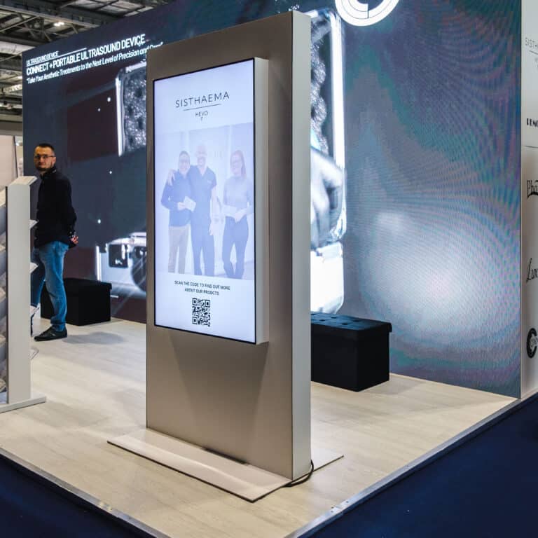Exhibition stand screens LED Totems