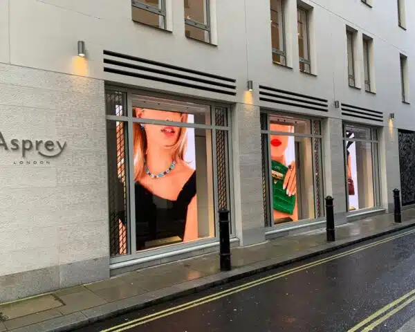 Asprey Window LED Screen