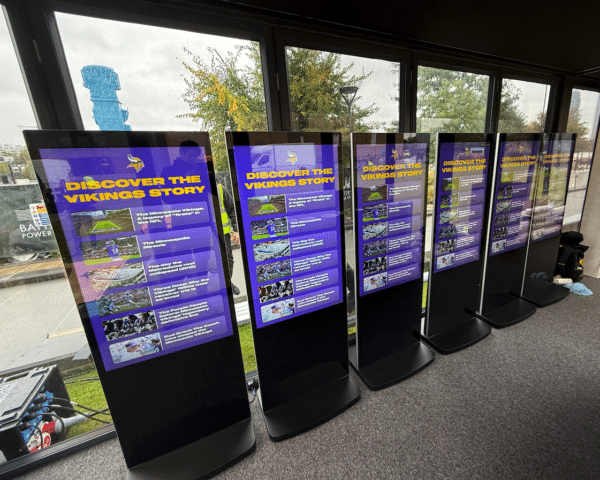 Ambien 50 Portrait Touch Screen Totem - Hire Totem Touch screens